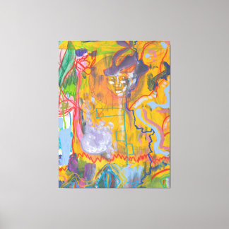 Lucid Dreamweaver Pink Rainbow Stretted Canvas Afd Afdruk