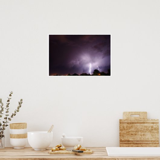 Lucid Lightning Poster (Keuken)
