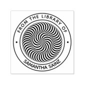 Lucid Optical Illusion from the Library of Book Ru Zelfinktende Stempel (Design)