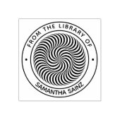 Lucid Optical Illusion from the Library of Book Rubberstempel (Afrduk)