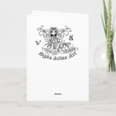 Lucida Crystal Rainbow Fairy Kaart (Achterkant)