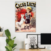 Lucien Lefevre Cacao Lacte Poster (Thuiskantoor)