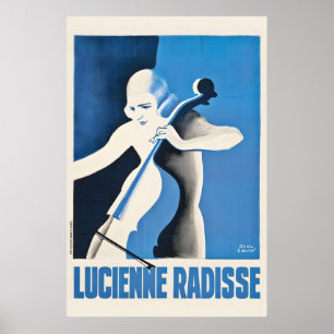 Lucienne Radisse par Paul Colin - Art Déco Vintage