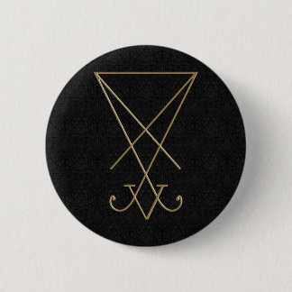 Lucifer Alchemy Sigil Gothic Art Ronde Button 5,7 Cm