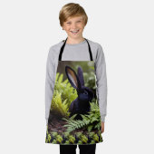 Lucifer de zwarte konijn: een donkere bundel onhei schort (Gedragen)