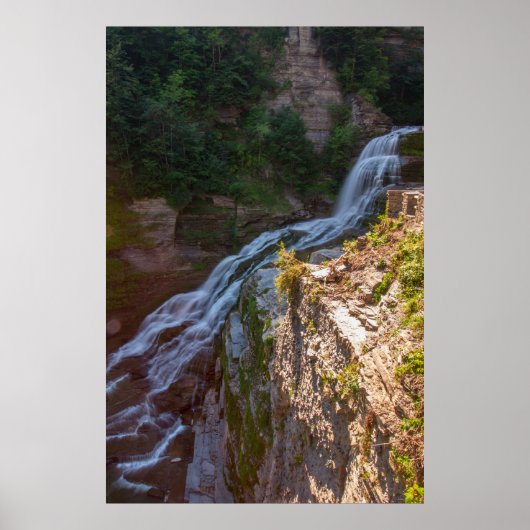 Lucifer Herfsten, Robert H Treman State Park, NY Poster (Voorkant)