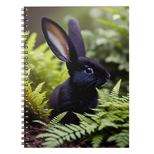 Lucifer Le Petit Lapin Noir, Livre De Notes (Devant)