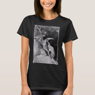 Lucifer Lichtdrager Onheilige Satanische Occulte G T-shirt