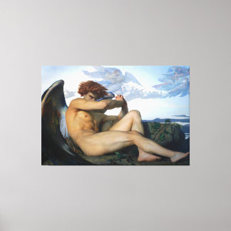 Lucifer Lightbringer Canvas Afdruk