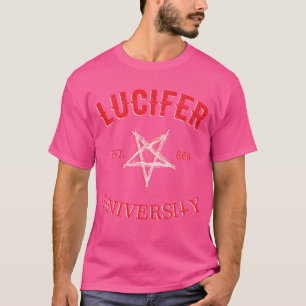 Lucifer pentagram jongen t-shirt