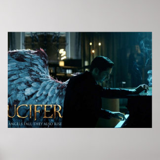 Lucifer Piano Wings Poster