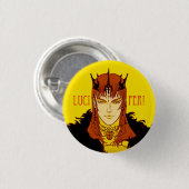 Lucifer Ronde Button 3,2 Cm (Voorkant /achterkant)