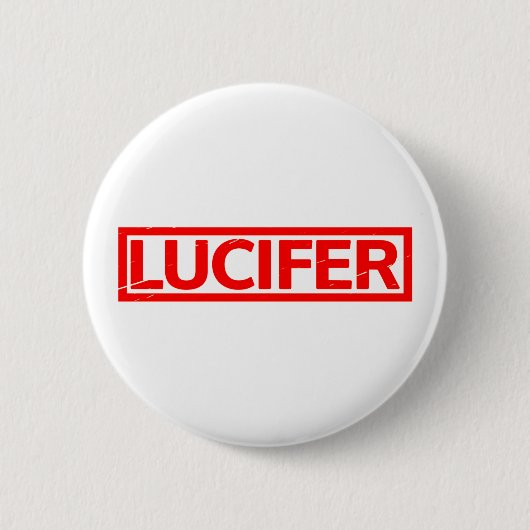 Lucifer Stamp Ronde Button 5,7 Cm (Voorkant)