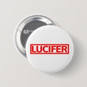 Lucifer Stamp Ronde Button 5,7 Cm (Voorkant /achterkant)