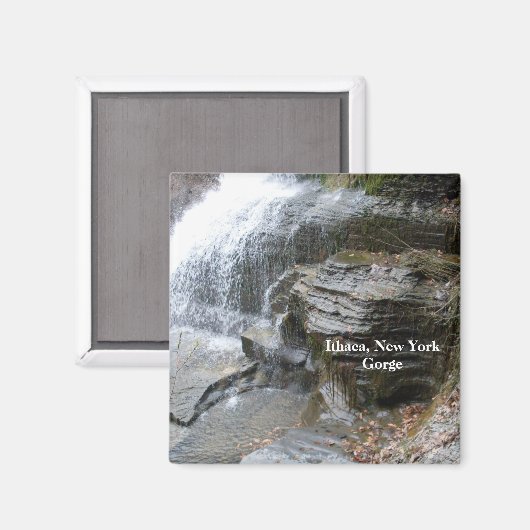 LUCIFER TOMBE GORGE ITHACA NEW YORK aimant (Recto/Verso)