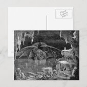 Lucifer Woodcut Engraving Gothic Art Briefkaart (Voorkant / Achterkant)