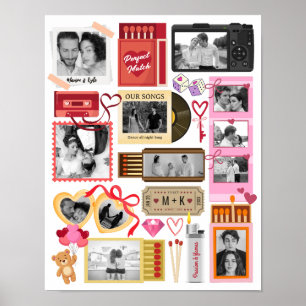 Luciferdoosje Perfect Match Koppel Fotocollage Poster