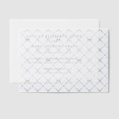 Lucilla Elegant Modern Wedding Save the Date Vellum Uitnodigingen (Offset (Uitnodiging))