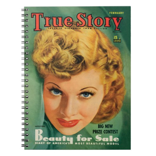 Lucille Ball notebook uit 1941 Notitieboek (Voorkant)