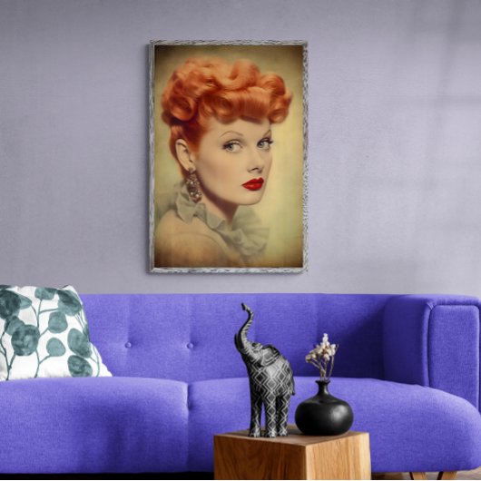 Lucille Ball Vintage Classic, Elégant Poster
