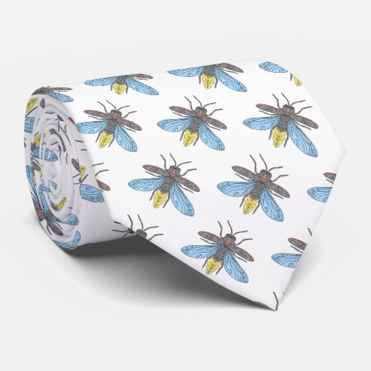 Luciole (blanc) - Cravate (Roulé)