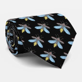 Luciole (noire) - Cravate (Roulé)