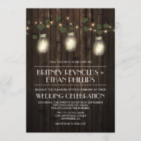 Luciole rustique + Vigne Vignoble Invitations de m