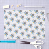 Lucioles (blanc) - Papier de soie (Artisanat)