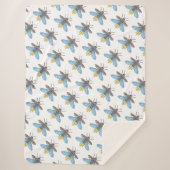 Lucioles (blanc) - Plaid Sherpa (Devant)