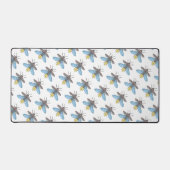 Lucioles (blanc) - Tapis de bureau (Recto)