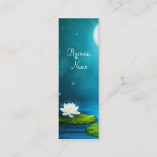 Lucioles cartes de visite Fleur blanche Peau