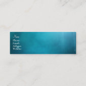 Lucioles cartes de visite Fleur blanche Peau (Dos)