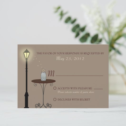 Lucioles et Mariage Pot Mason RSVP (Debout devant)