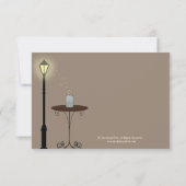 Lucioles et Mariage Pot Mason RSVP (Dos)