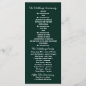 lucioles lucioles mason jar programme de mariage (Dos)