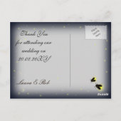 lucioles magiques mason jar merci cartes (Dos)