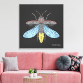 Lucioles (noir) - Impression sur toile (Insitu(Salon))