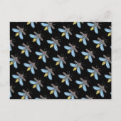 Lucioles (noires) - Carte postale (Devant)
