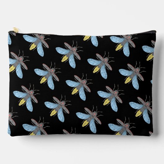 Lucioles (noires) - Sac accessoires (Recto)