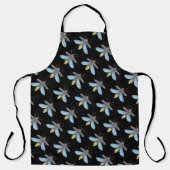 Lucioles (noires) - tablier (Recto)