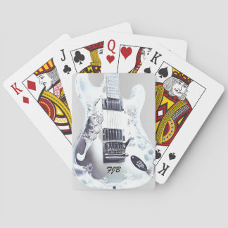 Lucite Gitaar, Persoonlijk Bruilofts Cadeau Pokerkaarten