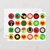 LUCK DOTS POSTKAART (Voorkant / Achterkant)