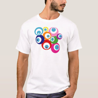 LUCK EYES GOOD LUCK EVIL EYES RAINBOW T-SHIRT