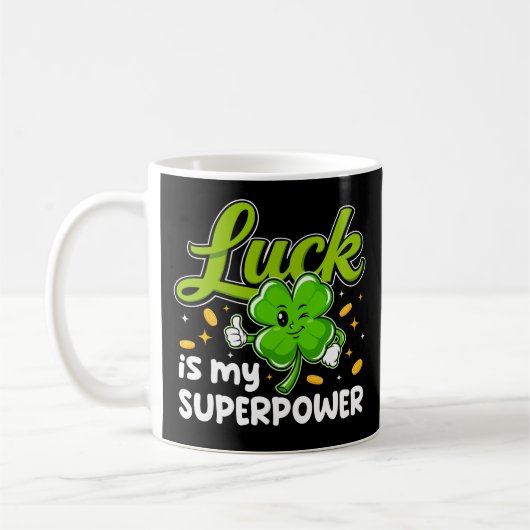 Luck Is My Superpower Koffiemok (Links)