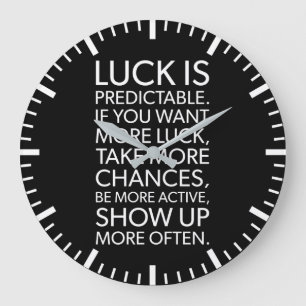 Luck is voorspelbaar - Gym, Hustle, Succes Grote Klok