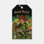 Luck o' the Irish Leprachaun Gift Labels Cadeaulabel (Achterkant)