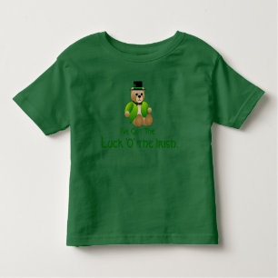 Luck "O" the Irish Teddy Bear Toddler T shirt