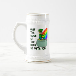 Luck of the Irish custom St Patrick's Beer Mok