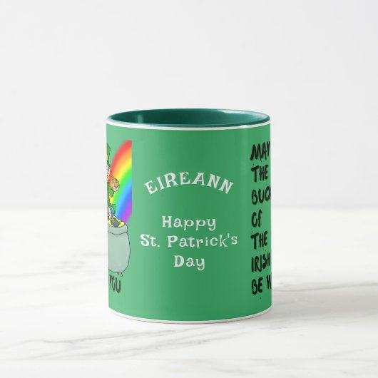 Luck of the Irish custom St Patrick's Mok (Midden)