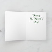 Luck of the Irish Kaart (Binnen)